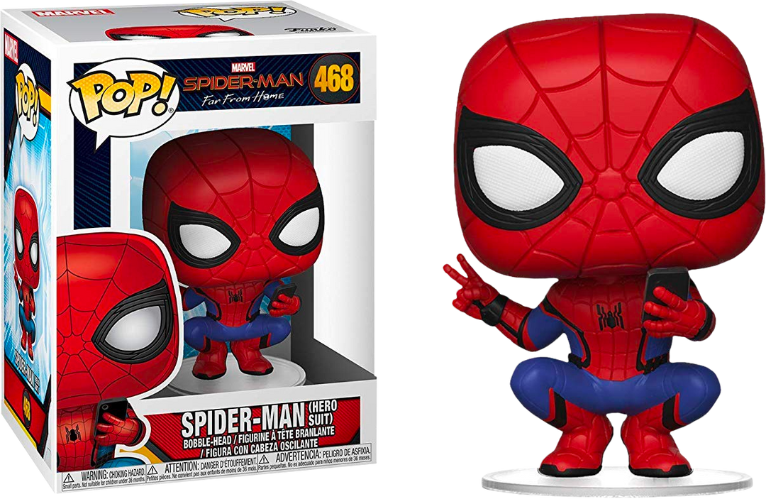 FUNKO Pop! Marvel: Spider-Man Far From Home - Selfie Spider-Man 3 FUNKO Pop! Marvel: Spider-Man Far From Home - Selfie Spider-Man