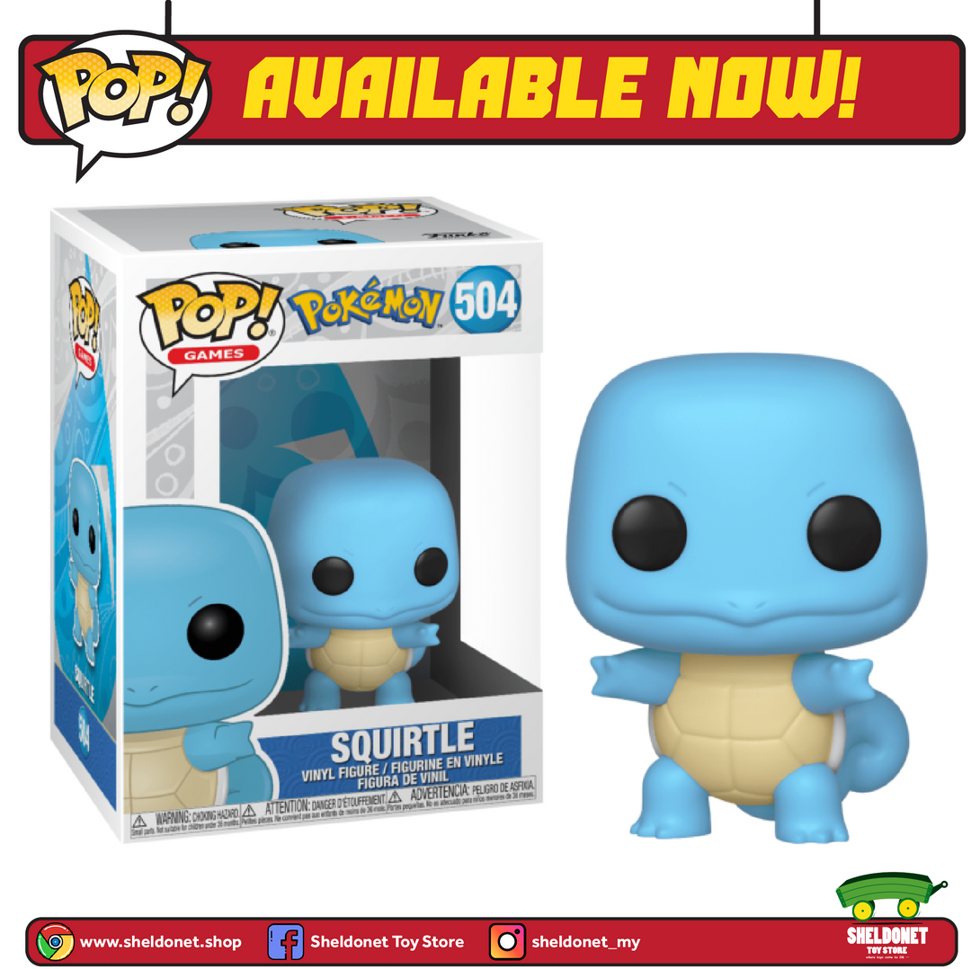 FUNKO Pop! Games: Pokémon - Squirtle 3 FUNKO Pop! Games: Pokémon - Squirtle
