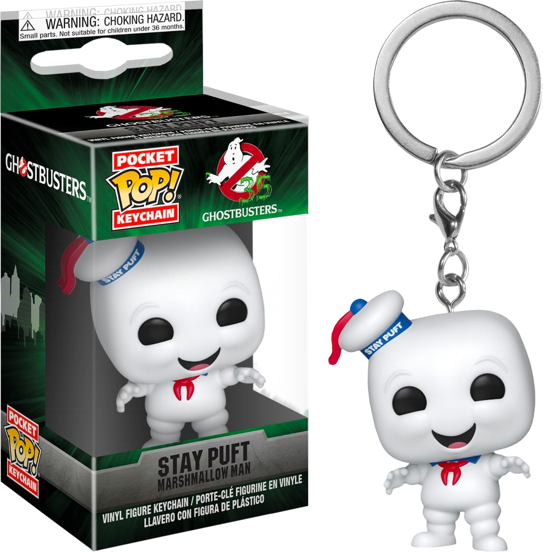 FUNKO Pocket Pop! Keychain: Ghostbusters - Stay Puft 3 FUNKO Pocket Pop! Keychain: Ghostbusters - Stay Puft