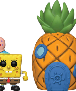 FUNKO Pop! Town: Spongebob Squarepants - Spongebob With Gary & Pineapple House