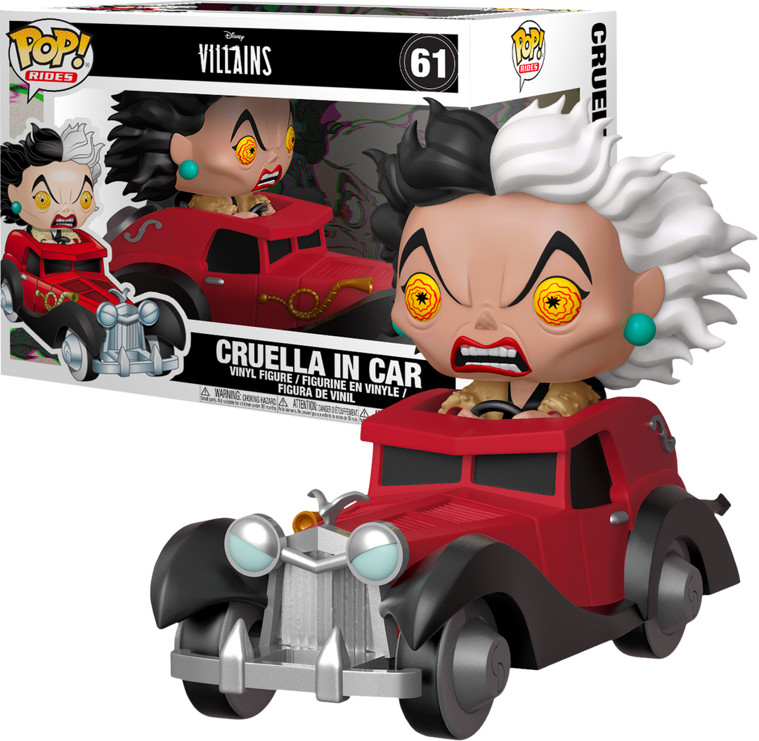 FUNKO POP! Rides: 101 Dalmatians - Cruella In Car (Exclusive) 3 FUNKO POP! Rides: 101 Dalmatians - Cruella In Car (Exclusive)