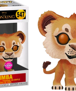 FUNKO POP! Disney : Lion King 2019 - Simba (Flocked) [Exclusive]