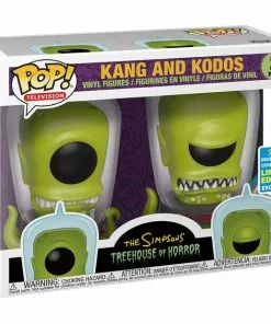 FUNKO POP! Animation: The Simpsons - Kang And Kodos Glow In The Dark (2-Pack) [SDCC 2019 Summer Convention] Convention Exclusive