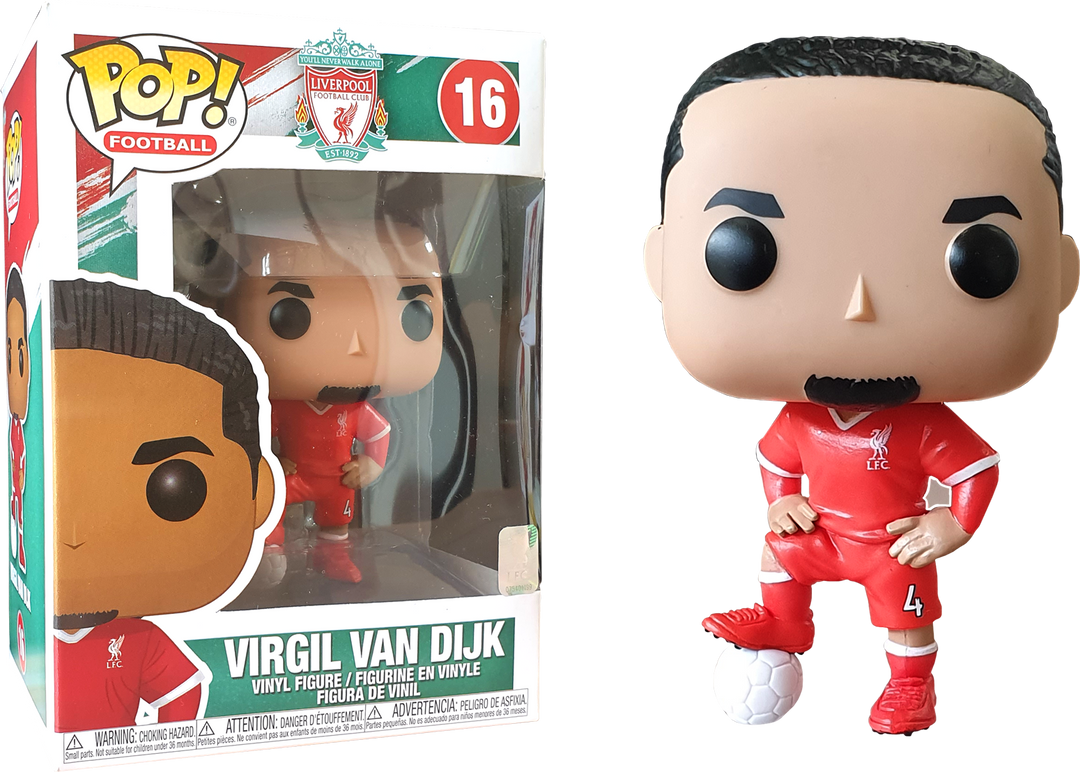 FUNKO POP! EPL Football: Liverpool - Virgil Van Djik 3 FUNKO POP! EPL Football: Liverpool - Virgil Van Djik