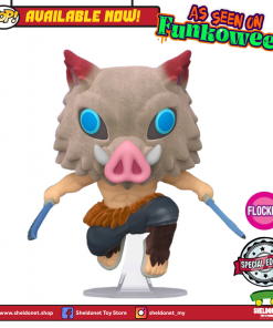 FUNKO [IN-STOCK] Pop! Animation: Demon Slayer - Inosuke Hashibira (Flocked) [Exclusive]