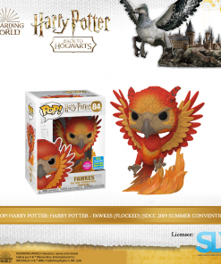 FUNKO POP! Harry Potter: Harry Potter - Fawkes (Flocked) [SDCC 2019 Summer Convention]