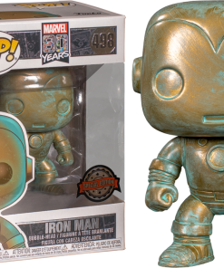 FUNKO POP! Marvel: Marvel 80th - Iron Man (Patina) [Exclusive]