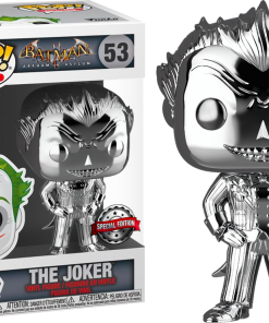 FUNKO Pop! Heroes: Arkham Asylum - Joker (Silver Chrome) [Exclusive]
