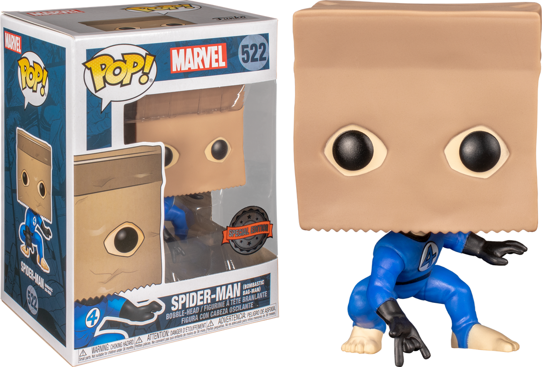 FUNKO Pop! Marvel - Marvel Comics - Bag-Man Spider-Man (Exclusive) 3 FUNKO Pop! Marvel - Marvel Comics - Bag-Man Spider-Man (Exclusive)