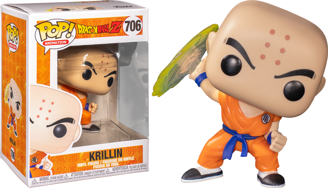 FUNKO POP! Animation: Dragon Ball Z- Krillin With Destructo Disc 3 FUNKO POP! Animation: Dragon Ball Z- Krillin With Destructo Disc