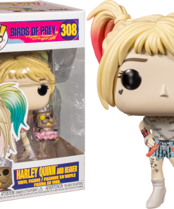 FUNKO Pop! Heroes: Birds Of Prey - Harley Quinn And Beaver