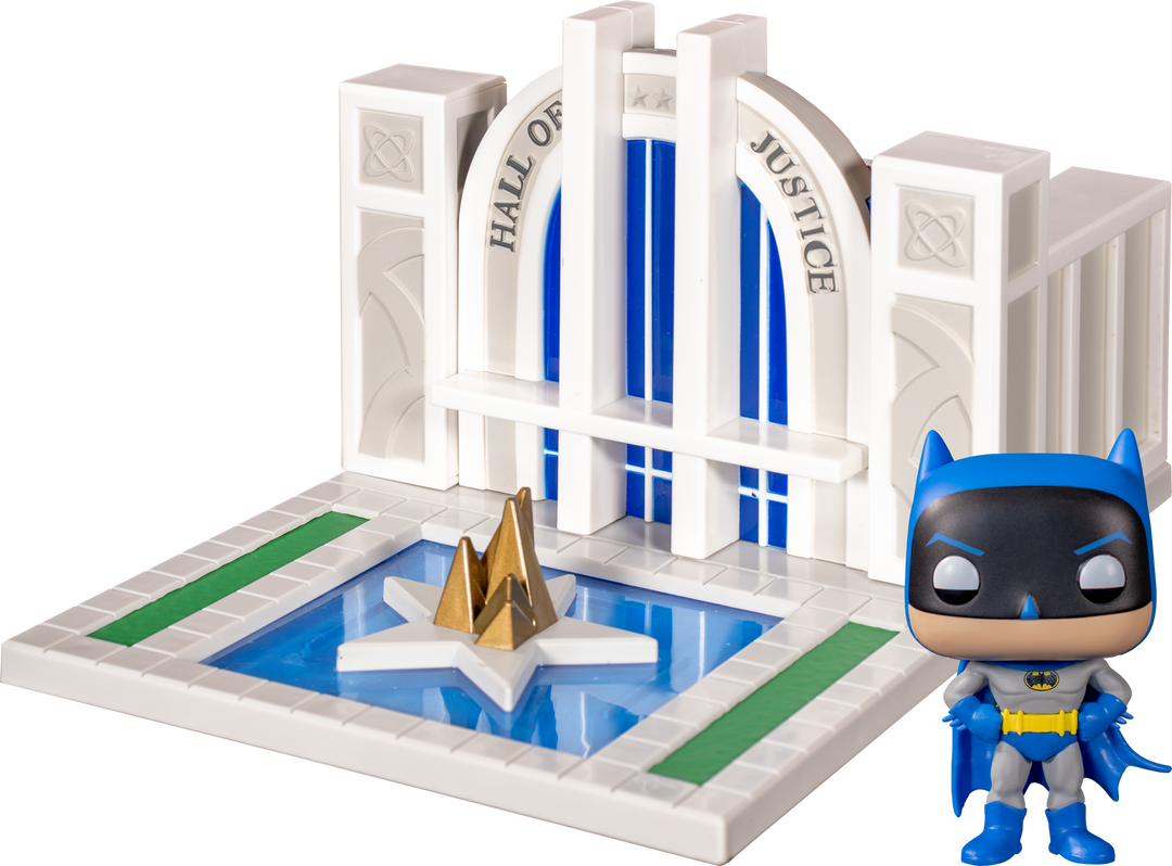 FUNKO Pop! Towns: Batman 80th - Hall Of Justice With Batman 3 FUNKO Pop! Towns: Batman 80th - Hall Of Justice With Batman