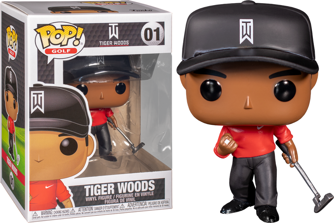 FUNKO Pop! Golf: Tiger Woods (Red Shirt) 3 FUNKO Pop! Golf: Tiger Woods (Red Shirt)