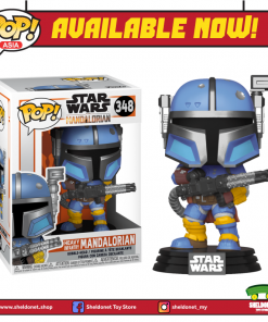 FUNKO Pop! Star Wars: The Mandalorian - Heavy Infantry (Metallic)