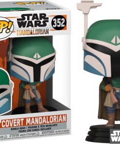 FUNKO POP Star Wars: The Mandalorian - Covert Mandalorian (Metallic)