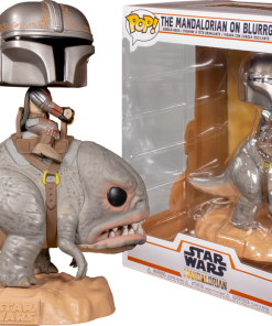 FUNKO Pop! Deluxe: Mandalorian - The Mandalorian On Blurrg