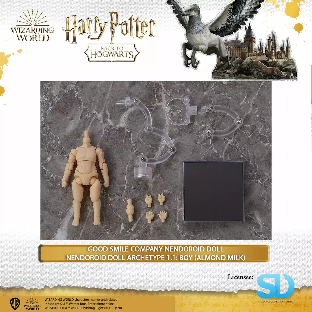 Good Smile Company: Nendoroid Doll Nendoroid Doll Archetype 1.1: Boy (Almond Milk) Wizarding World 3 Good Smile Company: Nendoroid Doll Nendoroid Doll Archetype 1.1: Boy (Almond Milk) Wizarding World