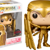 FUNKO Pop! Heroes: Wonder Woman 1984 - Wonder Woman Gold Shield (Metallic) [Exclusive]