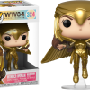 FUNKO Pop! Heroes: Wonder Woman 1984 - Wonder Woman Gold Armour Flying (Metallic)