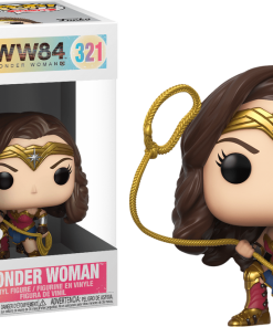 FUNKO Pop! Heroes: Wonder Woman 1984 - Wonder Woman With Lasso (Metallic)