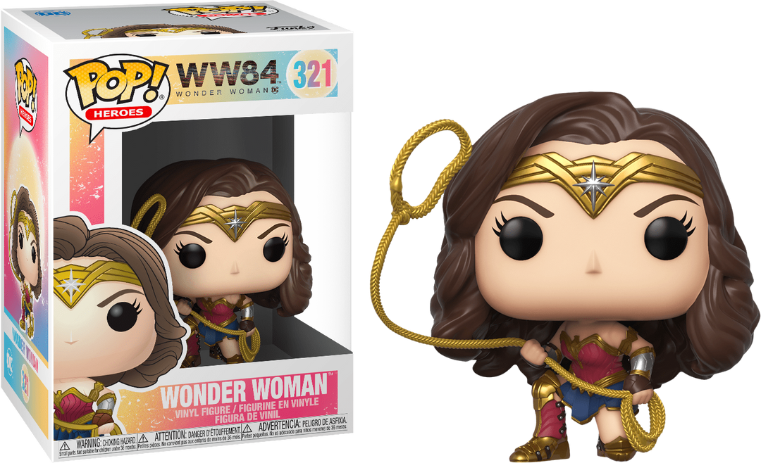 FUNKO Pop! Heroes: Wonder Woman 1984 - Wonder Woman With Lasso (Metallic) 3 FUNKO Pop! Heroes: Wonder Woman 1984 - Wonder Woman With Lasso (Metallic)