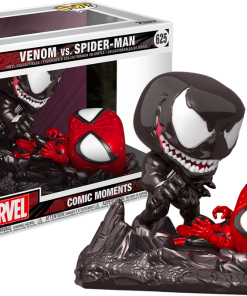 FUNKO Pop! Marvel: Comic Moments - Spider-Man Vs. Venom (Metallic) [Exclusive]