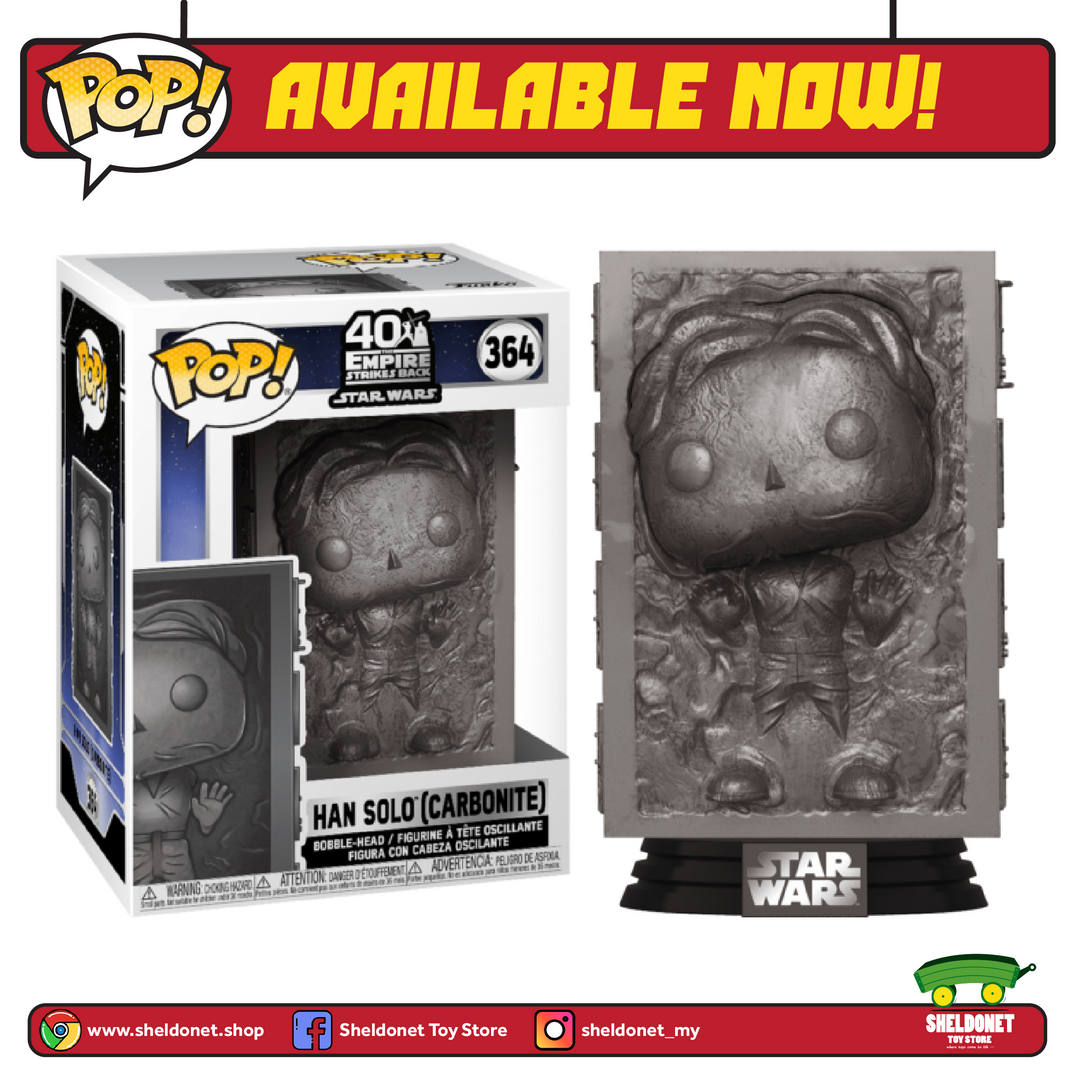 FUNKO Pop! Star Wars: Star Wars- Han In Carbonite 3 FUNKO Pop! Star Wars: Star Wars- Han In Carbonite