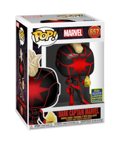 FUNKO Convention Exclusive [In-Stock] Pop! Marvel: Dark Captain Marvel [SDCC Summer Convention 2020]