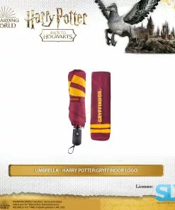 Famesbro Wizarding World Cinereplica: Umbrella - Harry Potter:Gryffindor Logo