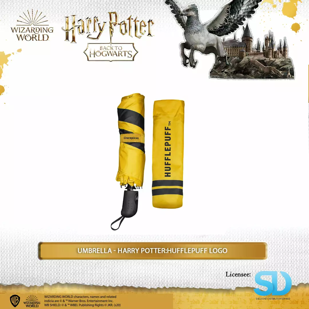 Famesbro Cinereplica: Umbrella - Harry Potter:Hufflepuff Logo 4 Famesbro Cinereplica: Umbrella - Harry Potter:Hufflepuff Logo
