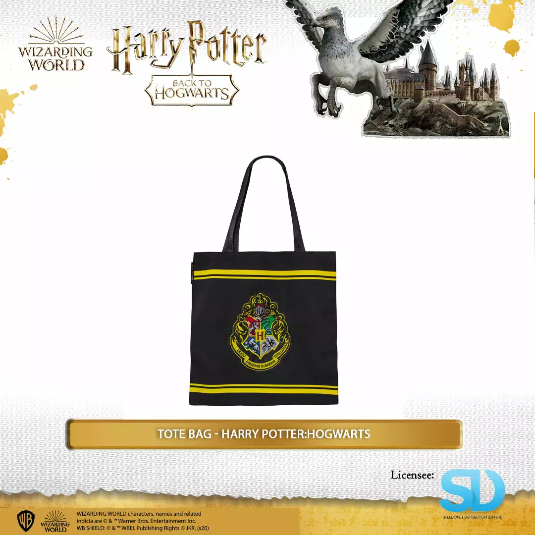Famesbro Cinereplica: Tote Bag - Harry Potter:Hogwarts 3 Famesbro Cinereplica: Tote Bag - Harry Potter:Hogwarts