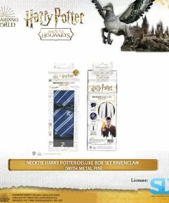 Famesbro Cinereplica: Necktie Harry Potter:Deluxe Box Set Ravenclaw (With Metal Pin)