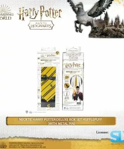 Famesbro Cinereplica: Necktie Harry Potter:Deluxe Box Set Hufflepuff (With Metal Pin) Wizarding World