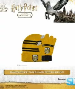 Famesbro Cinereplica: Beanie/Gloves Set For Kids Harry Potter: Hufflepuff