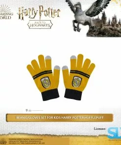 Famesbro Cinereplica: Beanie/Gloves Set For Kids Harry Potter: Hufflepuff