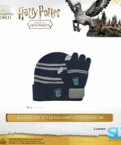 Famesbro Wizarding World Cinereplica: Beanie/Gloves Set For Kids Harry Potter: Ravenclaw