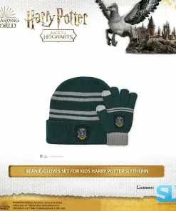 Famesbro Wizarding World Cinereplica: Beanie/Gloves Set For Kids Harry Potter: Slytherin