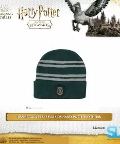 Famesbro Wizarding World Cinereplica: Beanie/Gloves Set For Kids Harry Potter: Slytherin