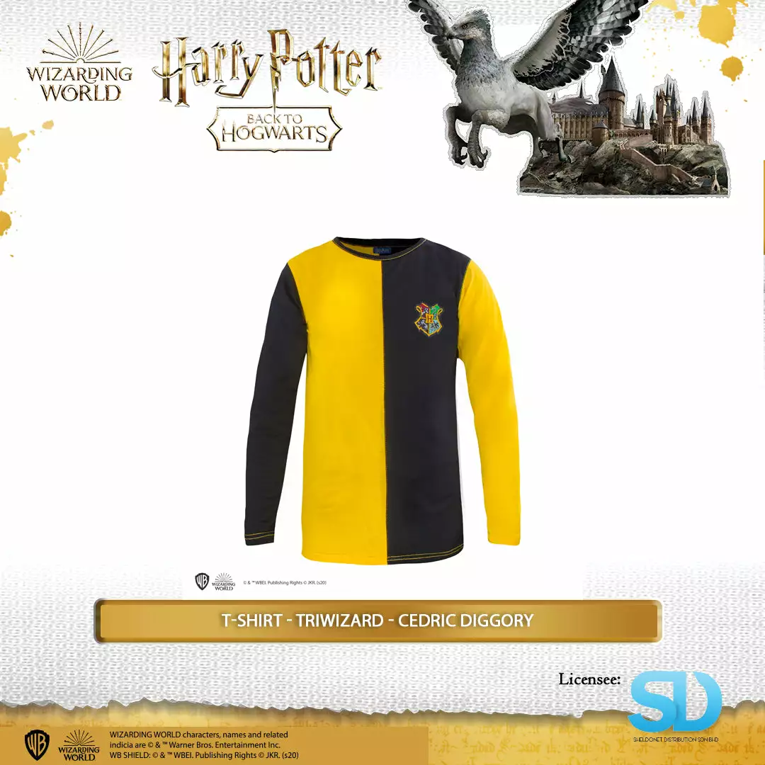 Famesbro Wizarding World Cinereplica: T-Shirt - Triwizard Tournament (Cedric Diggory) 3 Famesbro Wizarding World Cinereplica: T-Shirt - Triwizard Tournament (Cedric Diggory)