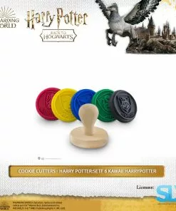 Famesbro Wizarding World Cinereplica: Cookie Cutters - Harry Potter:Set Of 6 Kawaii Harry Potter