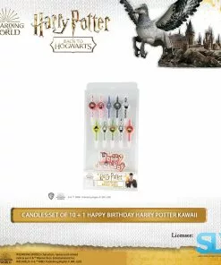 Famesbro Wizarding World Cinereplica: Candles: Set Of 10 + 1 Happy Birthday Harry Potter (Kawaii)