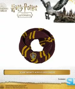 Famesbro Wizarding World Cinereplica: Scarf Infinity Acrylic:Gryffindor