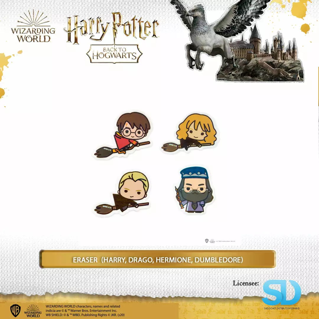 Famesbro Cinereplica: Harry Potter Erasers (Harry, Drago, Hermione Or Dumbledore) 3 Famesbro Cinereplica: Harry Potter Erasers (Harry, Drago, Hermione Or Dumbledore)