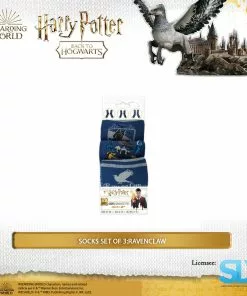 Famesbro Wizarding World Cinereplica: Socks Set Of 3:Ravenclaw