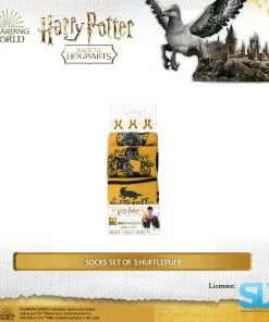 Famesbro Wizarding World Cinereplica: Socks Set Of 3:Hufflepuff