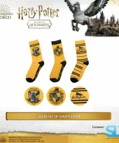 Famesbro Wizarding World Cinereplica: Socks Set Of 3:Hufflepuff