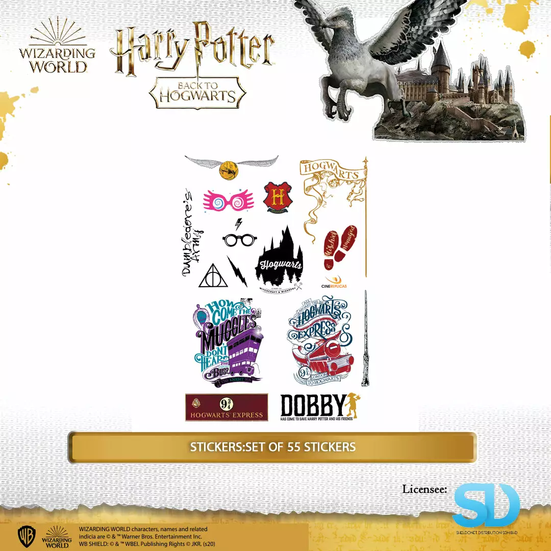 Famesbro Cinereplica: Stickers:Set Of 55 Stickers Wizarding World 7 Famesbro Cinereplica: Stickers:Set Of 55 Stickers Wizarding World