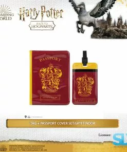 Famesbro Cinereplica: Tag + Passport Cover Set:Gryffindor Wizarding World