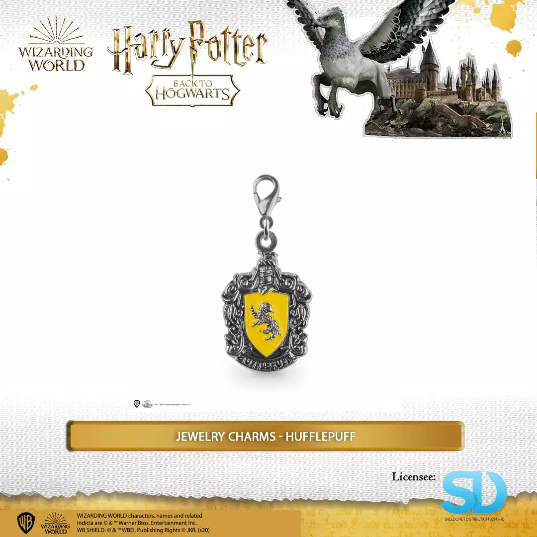 Famesbro Cinereplica: Jewelry Charms - Hufflepuff Wizarding World 3 Famesbro Cinereplica: Jewelry Charms - Hufflepuff Wizarding World