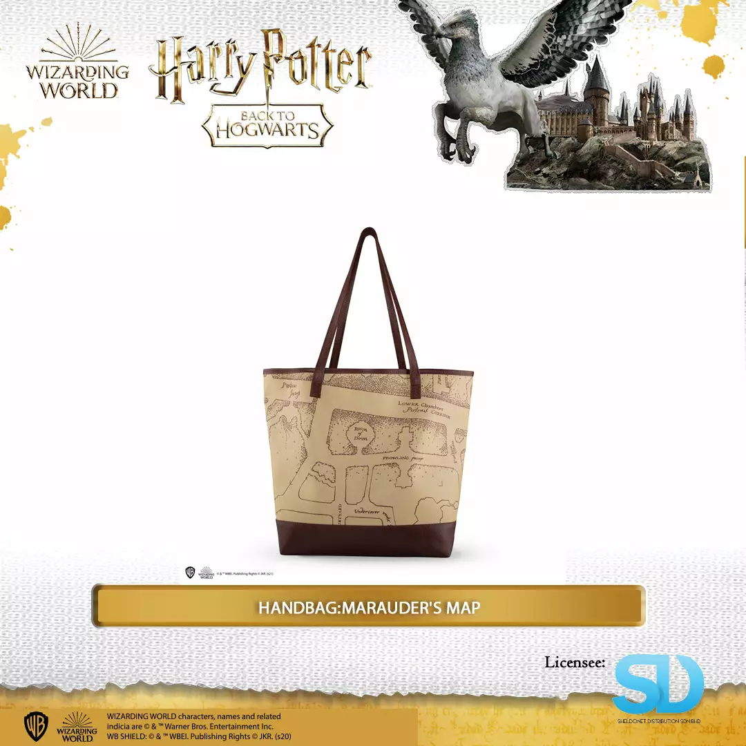 Famesbro Cinereplica: Handbag: Marauder's Map 4 Famesbro Cinereplica: Handbag: Marauder's Map
